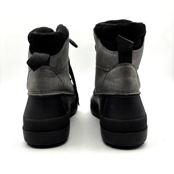 NEW Denali 'EXPEDITION' Gray Suede Leather Rubber Winter Boots Men's US9 UK8 - Picture 8 of 14